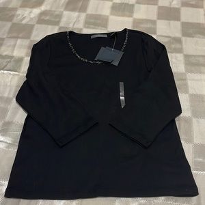 Liz Claiborne cotton 3/4 sleeve shirt